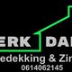 Verkerk Dakwerk logo, tekst: Dakbedekking & Zinkwerk, telefoonnummer: 0614062145.
