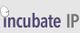 Logo with a cracked egg and the text "incubate IP" in purple and gray on a light background.