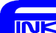 Blaues Logo mit den Buchstaben "FINK" in stilisierter Schrift auf weißem Hintergrund.
