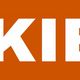 Weißer Text "LIKIBA" auf orangem Hintergrund.