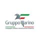 Logo del Gruppo Marino con aquila, bandiera italiana e scritta: compagnia italiana comunicazione.