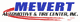 Mevert Automotive & Tire Center, Inc. logo with a red swoosh under the text.