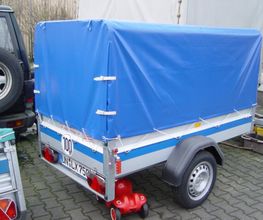 UN-LX 750 Stema Kasten mit Spriegel und Plane 750kg