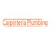 "Carpinteria Plumbing" text in orange with underline, on a white background.