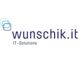 Logo der Firma "wunschik.it" mit dem Slogan "IT-Solutions".