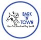 Logo of Bark 'N' Town with a cartoon dog and the text "Your Pet's Resort and Day Spa."