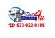 Robot logo for Best Cleaning 4u with sparkles, red phone icon, and contact number.