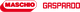 Logo di Maschio Gaspardo con testo rosso su sfondo bianco.