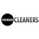 Logo of Premiere Cleaners with bold, black text and a circular design element.