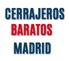 Texto: "Cerrajeros Baratos Madrid" en fondo blanco.