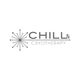 ChillRx Cryotherapy logo with a stylized snowflake design on the left side.