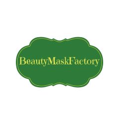 Green ornate label with "BeautyMaskFactory" in yellow text.