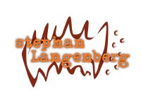 Grafik mit dem Text "stephan Langenberg", stilisierte Wellenlinien und Punkte im Hintergrund.