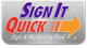 "Sign It Quick logo with purple and orange text and an orange arrow."
