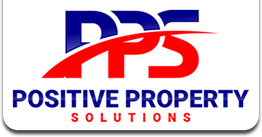 Logo for Positive Property Solutions featuring the initials PPS in blue and red.