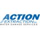 Logo of Action Extraction Inc. with the tagline: Water Damage Services.
