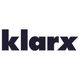 Schwarzes "klarx"-Logo auf weißem Hintergrund.
