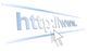 Abstraktes Bild eines Browsers mit "http://www." und einem Mauszeiger.