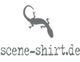 Logo mit grauer Eidechse und Text "scene-shirt.de".