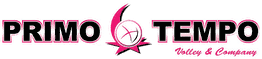 Logo di "Primo Tempo", una rappresentazione grafica con un pallone e scritta rosa.