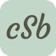 Icon mit den Buchstaben "csb" in dunkelgrau auf hellgrünem Hintergrund.