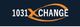 "Logo with '1031 Exchange' in white and orange on a dark blue background."