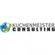 Logo mit Globus und Schriftzug "Kuchenmeister Consulting".