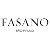 Logotipo em preto com texto "Fasano São Paulo" em fundo branco.