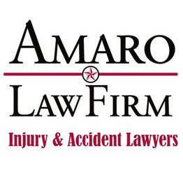 Amaro Law Firm logo with text: "Injury & Accident Lawyers."