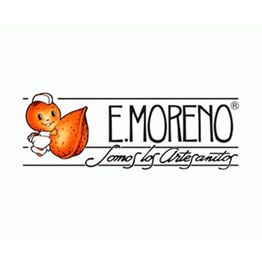 Logo de E. Moreno con una ardilla naranja y el lema "Somos los Artesanos".