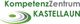 Logo mit der Aufschrift "KompetenzZentrum Kastellaun" und einem grünen grafischen Element.