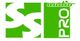 Logo verde con las letras "SS audio PRO" en blanco y verde en un diseño entrelazado.