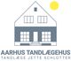 Logo med et hus, sol og teksten "Aarhus Tandlægehus - Tandlæge Jette Schlütter".