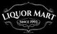 "Liquor Mart logo with 'Since 1993' on a black background."