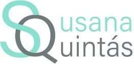Logo con las letras "SQ" y el texto "Susana Quintás" en verde y gris.
