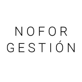 Texto en letras negras que dice "NOFOR GESTIÓN" sobre fondo blanco.