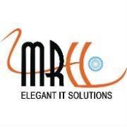 Logo with text: "MRCC ELEGANT IT SOLUTIONS," includes swirling design and blue circle.