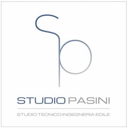 Logo di Studio Pasini, studio tecnico di ingegneria edile, con le iniziali "S" e "P".