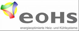 Logo von eoHS mit buntem Symbol und Text: "energieoptimierte Heiz- und Kühlsysteme".