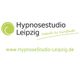 Logo des Hypnosestudio Leipzig mit Slogan „mach es einfach“ und Website-URL.