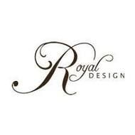 Elegant logo with "Royal Design" in cursive script on a white background.