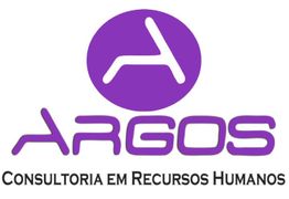 Logotipo da Argos Consultoria em Recursos Humanos com letra "A" estilizada em roxo.