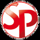Rotes Logo mit den Buchstaben "S" und "P" in einem Kreis.