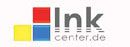 Logo mit roten, gelben und blauen Quadraten, daneben Text: "Ink center.de".