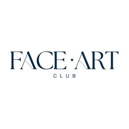 Logo mit dem Text "FACE ART CLUB" auf weißem Hintergrund.