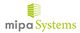 Logo von mipa Systems mit grünem Stapelsymbol und dem Schriftzug "mipa Systems" in Grau und Grün.