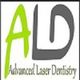 Logo with "ALD" and text "Advanced Laser Dentistry" in green and gray.
