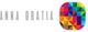 "Anna Gratia text with colorful geometric pattern on the right."