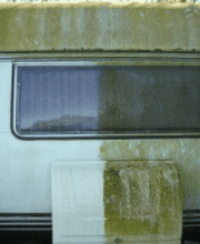 so kann es innerhalb kürzester Zeit mit unserem PreWash Spray aussehen - toll, oder ???