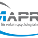Logo von MAPRO, Institut für verkehrspsychologische Beratung, in Blau und Grau.